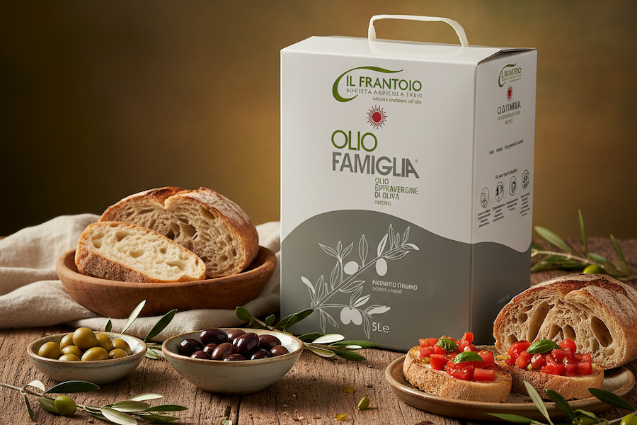 Si può scegliere l'olio in busta?