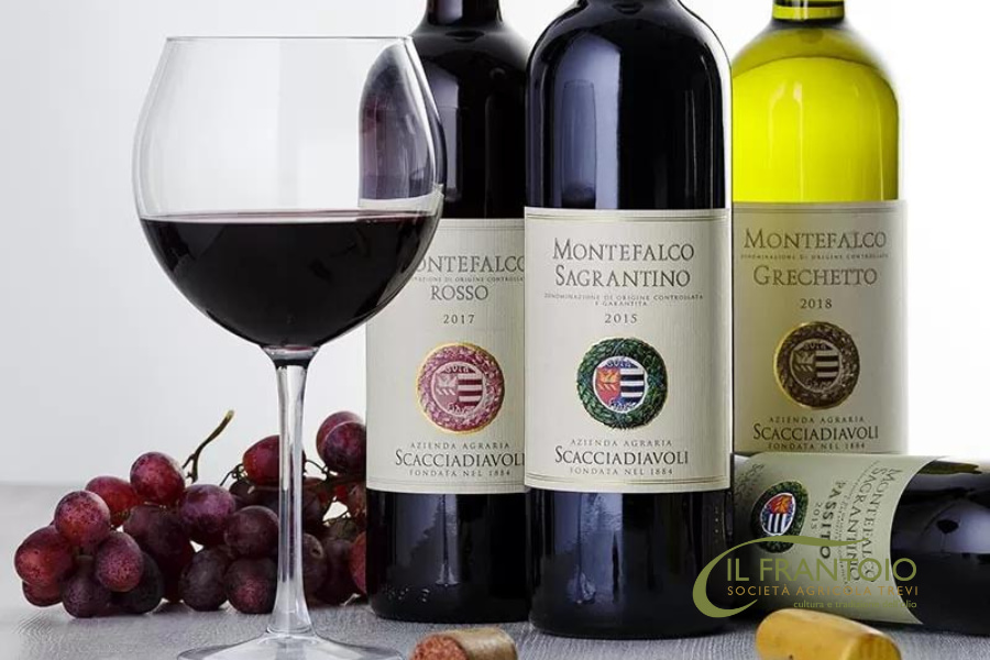 Vino umbro da regalare: vino rosso Sagrantino di Montefalco