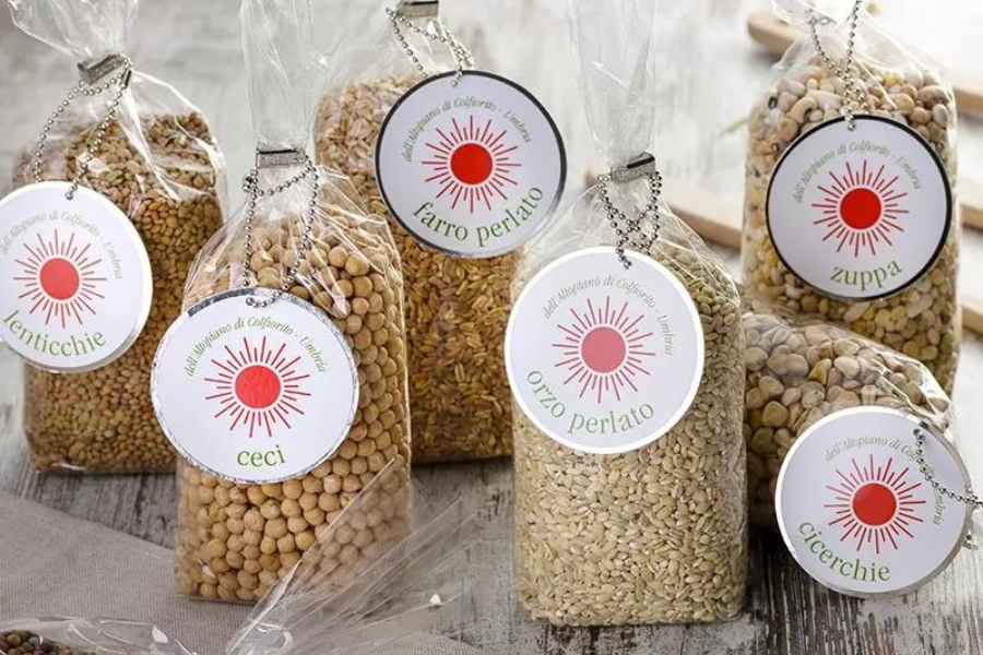 Prodotti tipici dell'Umbria: legumi di Cofiorito